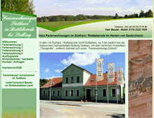 Tablet Screenshot of ferienwohnungen-suedharz.de